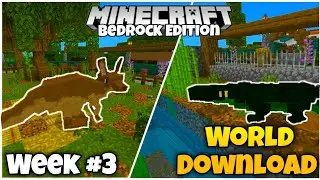 Let's Build a Zoo in Minecraft | Episode 3 - The Kangaroo and Alligators are Here!! + World Download