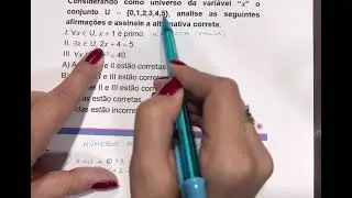 FUNDATEC - Raciocínio Lógico - Sentenças abertas - Quantificadores -