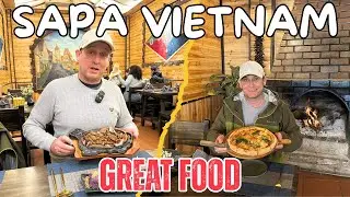 Sapa, Vietnam Food Review vlog: Great Pizza & Vietnamese Food