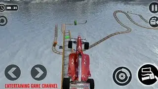 Impossible Formula 1 Car Stunt Racing Android Game Play Video #Red Sport Car Driving Games To Play