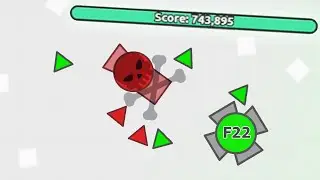 Hybrid 743K - I Invoke F-22 | Diep.io FFA