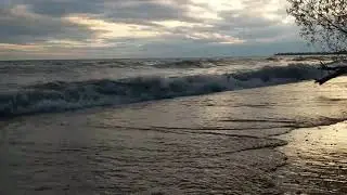 Sunset, Lake Ontario, Darlington Provincial Park, Ontario, Canada, Sept2519