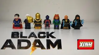 Xinh DC Black Adam Minifigures (non LEGO) - Cyclone, Dr Fate, Atom Smasher, Kent Nelson X0349