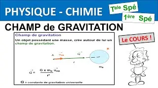 Mouvement dans le champ de gravitation Terminale et 1ère Spécialité Physique Chimie