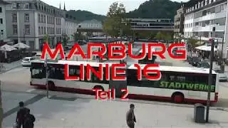Busmitfahrt Marburg Linie 16 Teil 2