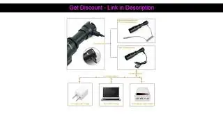 Review  UniqueFire T38 IR 850nm LED Flashlight Infrared Light USB Rechargeable Zoomable Torch with