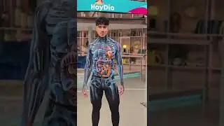 Bodypainting for HoyDia morning show #BodyPainting #HoyDiaTelemundo #AirbrushHero