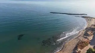 MAVROS MOLOS KISSAMOS CRETE | DRONE BEACH VIEW