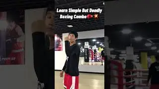 Learn Simple But Deadly Boxing Combo🥊💥 #boxing #combo #mma #tutorial #shorts