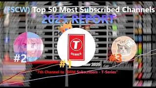 Top 50 Most Subscribed Channels for 2025 Report (FSCW)