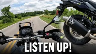 Listen Up! My New Arrow Indy Race Slip-On - Suzuki V-Strom 800DE Exhaust | No Talking