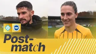 POST-MATCH | Vidosic & Symonds | London City v Brighton
