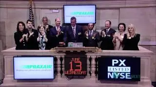 Praxair Celebrates 20th-year Listing Anniversary