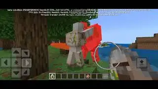Minecraft mutant pigman vs iron golem fight #viralvideo #trending #minecraft #games #gaming