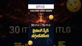 ITLG Halving Coming Soon | Why Active Mining Matters Now | @BullRunTelugu