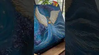 ✨original angel painting on canvas #angel #painting #gift