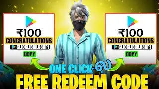 ONE CLICK-ல100 FREE REDEEM CODE 🥳 | REDEEM CODE APP | GOOGLE PLAY GIFT CARD - Tamil 🔥