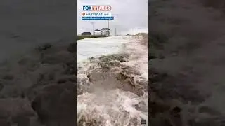 North Carolina man knocked down by Hurricane Erin's waves
