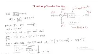 Closed Loop Transfer Function | CS | Control Systems | Lec -06