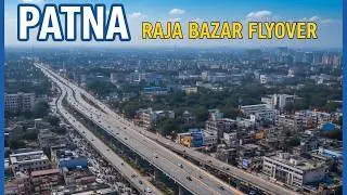 Bird's Eye View of Bailey Road&rsquo;s Lifeline Raza Bazar Flyover | Patna Ariel View 2026 | #ExplorePatna