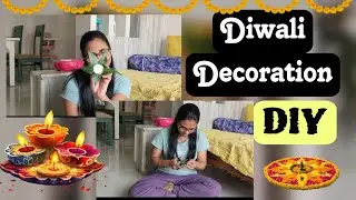Banana Leaf Thoran and beautiful tealight candle holder...|DIY|Diwali Decoration|Subscribe|Trending|