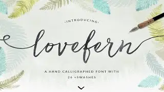 Lovefern Font + SWASHES Font Free Download
