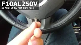 Automotive 12V extension cord Fuse replacement (F10AL250V, Fast-Blow, 10Amp, 250V, Car)
