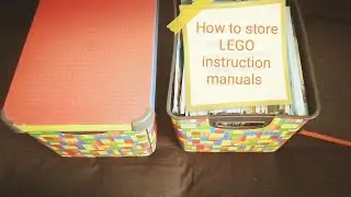 How to store LEGO instruction manuals