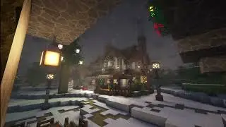 Relaxing Minecraft Ambience 🌿 Cozy City | ASMR
