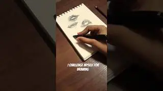 Left Handed Artist Tries Drawing with Right Hand! 😩 #shorts #art #youtubeshorts #drawing #how