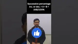 PERCENTAGE 5 #education #competitiveexams #quant #olympiad #percentage #mathematics #maths