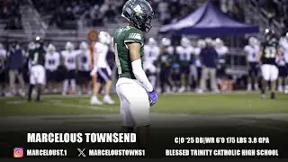 Marcelous Townsend 6'0 c|o '25 DB|WR Blessed Trinity GHSA Playoff Highlights!
