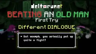 What happen if you beat Gerson first try? | Deltarune