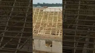 Wood work construction completed for two buildings #trending #viral #roofing #craft #shorts #short