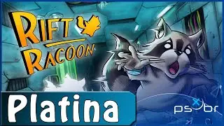 Rift Racoon (PS4 / PS5) - Gameplay 100% - Trof&eacute;u de Platina em 9 Minutos