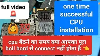 MOBILE CPU INSTALLATION FULL VIDEO✅💯//all mobile big IC installation trick 💥//cpu master course free