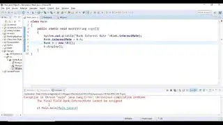 Variables in Interface in Java | Java OOPS Tutorial