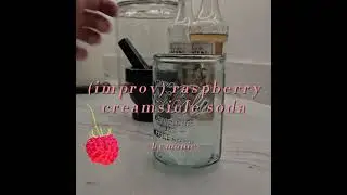 𐙚 ‧₊˚ &sdot; quick raspberry creamsicle soda drink recipe (asmr?)