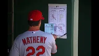 Major League Lineup Cards