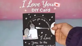 I Love You DIY Card 💌 | Easy Handmade Love❤️✨ Card Idea|Rotating card 🌸🎀@thecreationfactoryy 