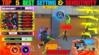 Free Fire Max Headshot Setting After Update 2026⚡Best Sensitivity Settings ⚙️| Sensitivity Setting