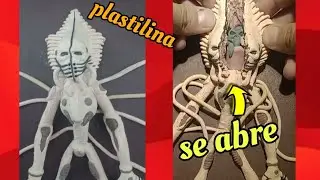 Como hacer un extraterrestre de plastilina (Día de la independencia) #figurasdeplastilina #arte