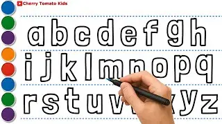 Learn Small ABC a to z | Lowercase Alphabet Tracing | ABC Writing Practice for Kids