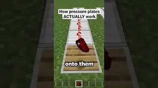How pressure plates ACTUALLY work in Minecraft