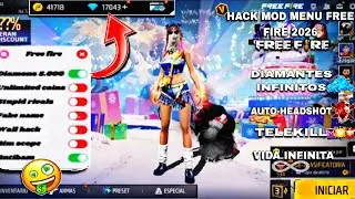 H4CK DE DIAMANTES INFINITOS FREE FIRE  2026💎 FREE FIRE HEADSHOT/AUTO-HEADSHOT/TELEKILL/VIDA INFINITA