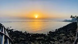 ASMR | Coastal Sunset Ambience | Healing Ocean Wave Sounds for Relaxation and Meditation