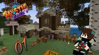 The Weird Start & Starter-House| Mystic Craft Smp Ep01|