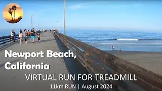 Virtual Run | Newport Beach, California | Morning, August 2024