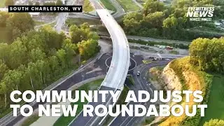 'Pay attention to the signs': Drivers adjust to new roundabout in South Charleston