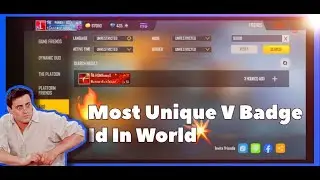 Most Unique V Badge Id In The World | Think You Don't Know | Ban Gaming Official #Short #Shorts #BGO